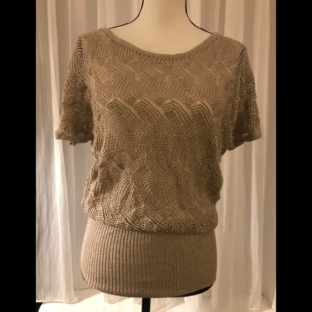 Crocheted sweater top